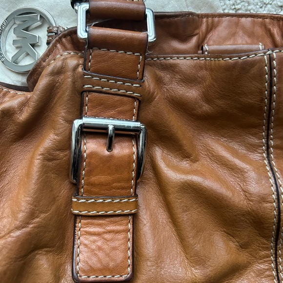 Michael Kors Camel Leather Purse - Picture 4 of 9